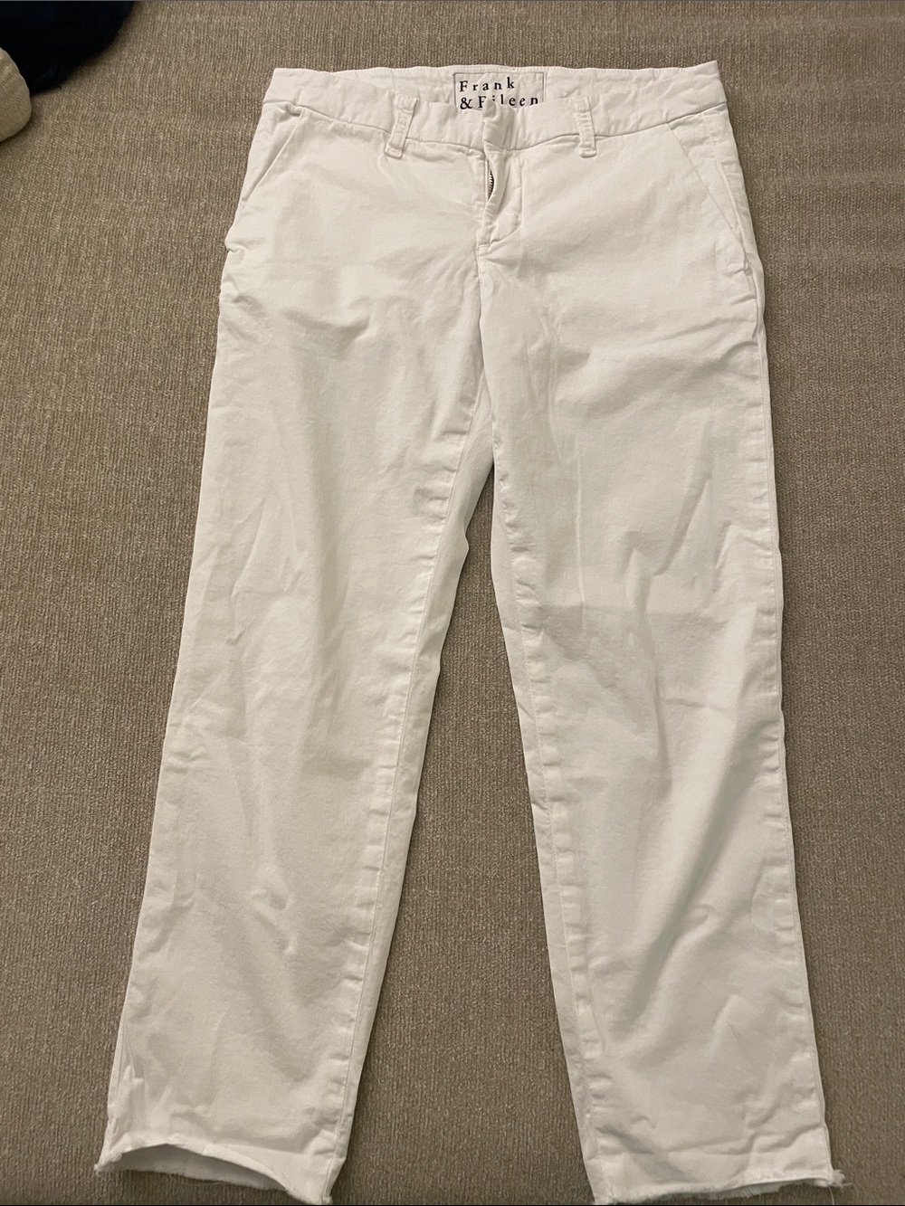 Frank & Eileen White Men's Chino Trousers